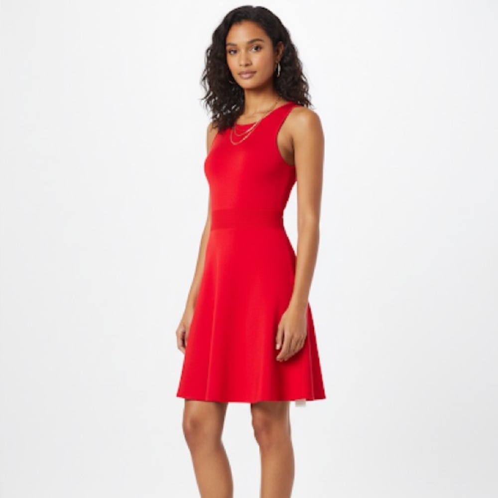 Sandro Red Sleeveless Dress